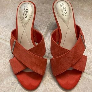Alfani Step n Flex Coral Suede Sandals